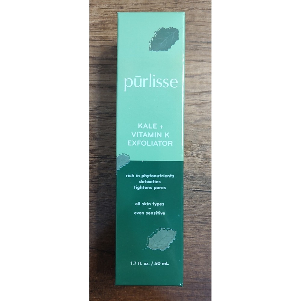 PURLISSE BEAUTY Kale + Vitamin K Exfoliating Face Polish 1.7 oz NIB SEALED A17